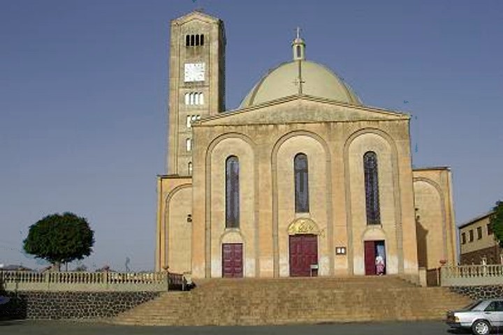 Kidane Mehret Cathedral: The cathedral is in the Eritrean Catholic Archeparchy of Asmara