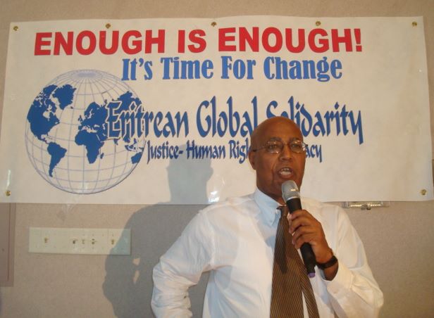 Seyoum Tesfaye - chairman of the Eritrean Global Solidarity Seyoum Tesfaye - chairman of the Eritrean Global Solidarity