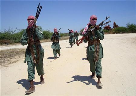 Members of the militant al Shabaab Islamist group